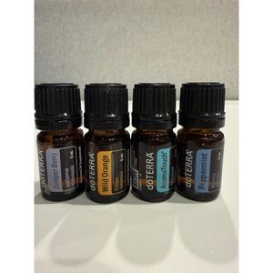 doTERRA Essential Oil Set 5mL Juniper Berry Wild Orange AromaTouch Peppermint